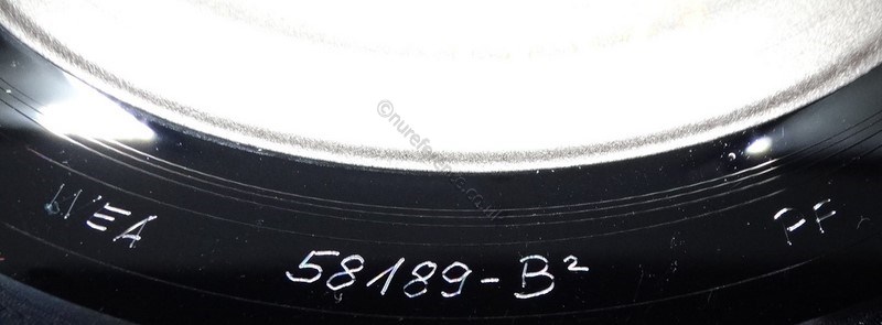 BEG 58 189 B Side Label.