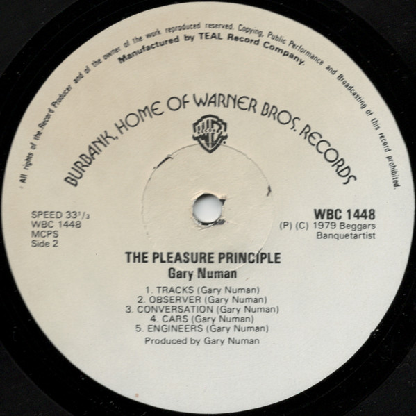 WBC 1448 'B' Side Label