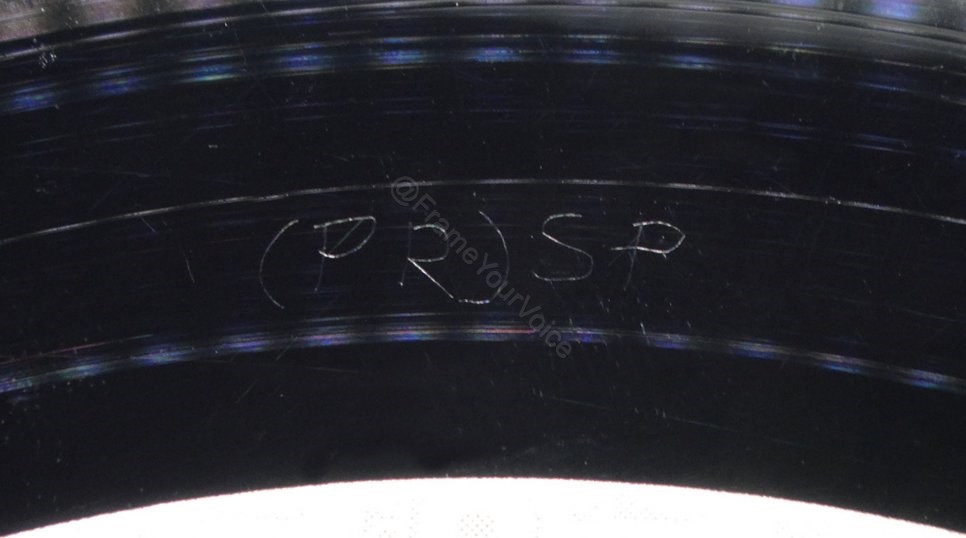 SD 38-117 'A' Side Reissue Matrix 2.