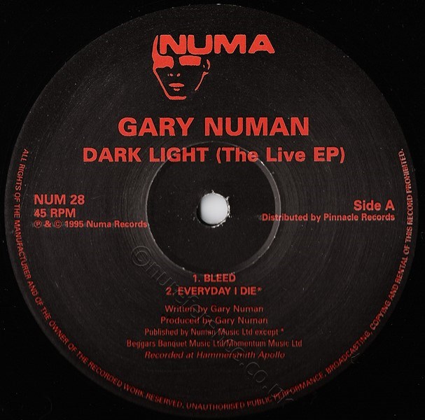 NUM 28 A Side Label
