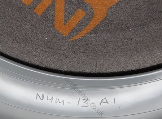 NUM 13 White Vinyl A Matrix