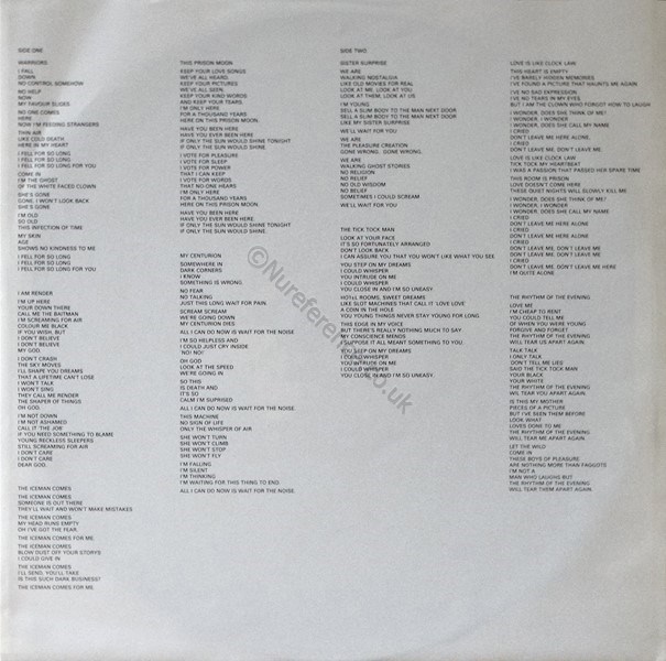 BEGA 47 Inner Lyrics.