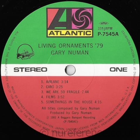 P-7545A A Side Label.