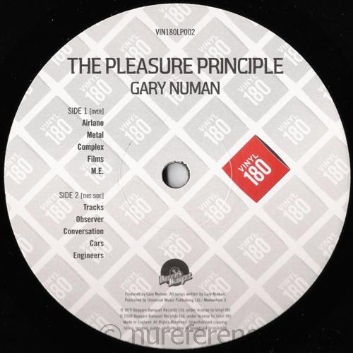 VIN180LP002 'B' Side Label.