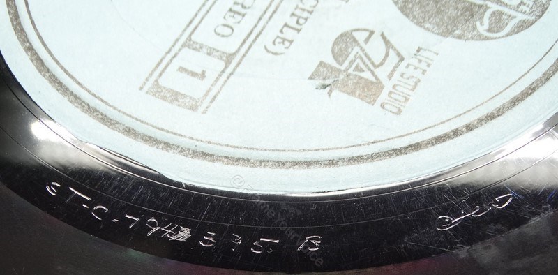 Life 86 'B' Side Matrix.
