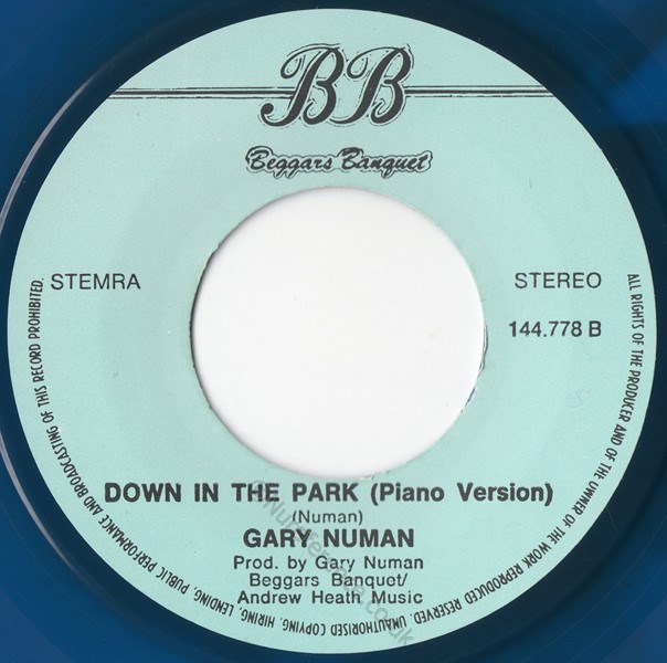 144.778 B Side Label.