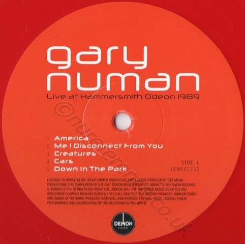 DEMREC 233 A Side Label.