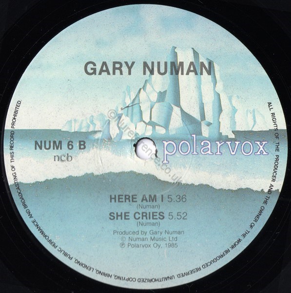 NUM 6 B Side Label.