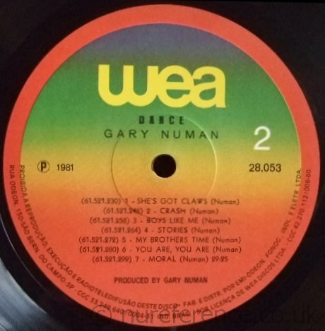 28.053 Promo B Side Label.