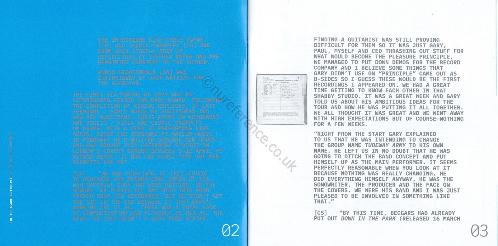 BBQ 2158 CD Inner Book Page.