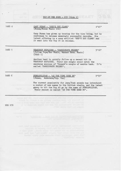 Timing Sheet 4