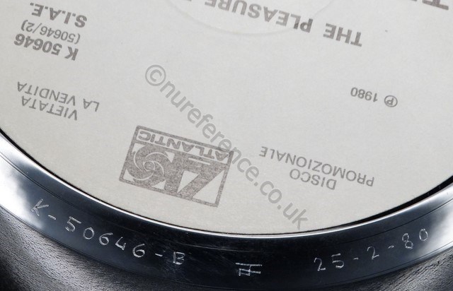 K 50646 Promo 'B' Side Matrix.