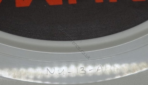 NU 13 White Vinyl A Side Matrix