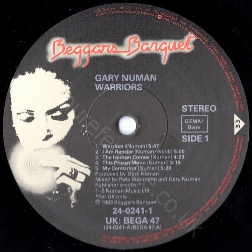 240 241-1 A Side Label Varient.