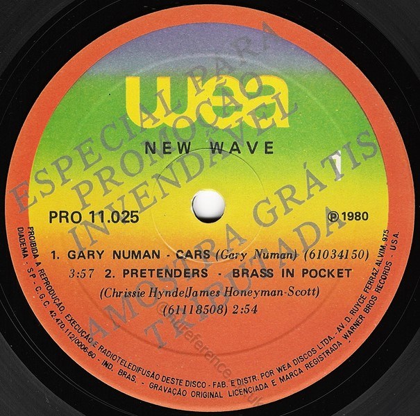 PRO 11.025 Promo 'A' side Label.