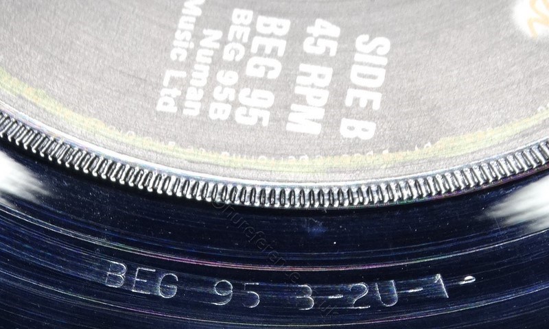 BEG 95 B Side Matrix.