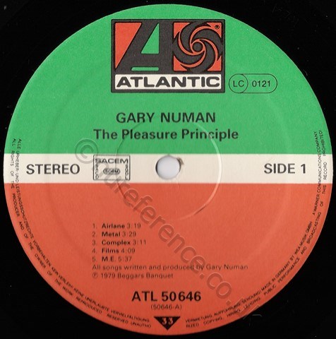 ATL 50 646 'A' Side Label
