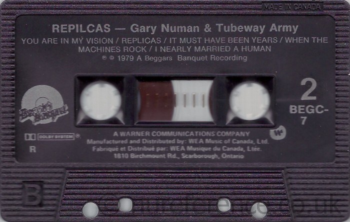 BEGC 7 B Side Label.