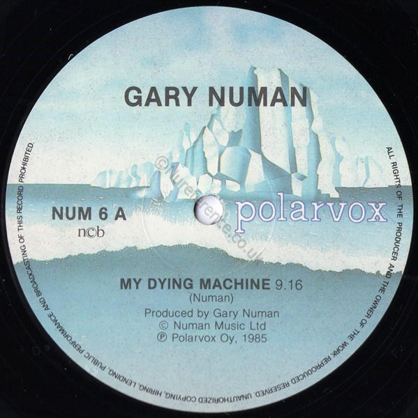NUM 6 A Side Label.