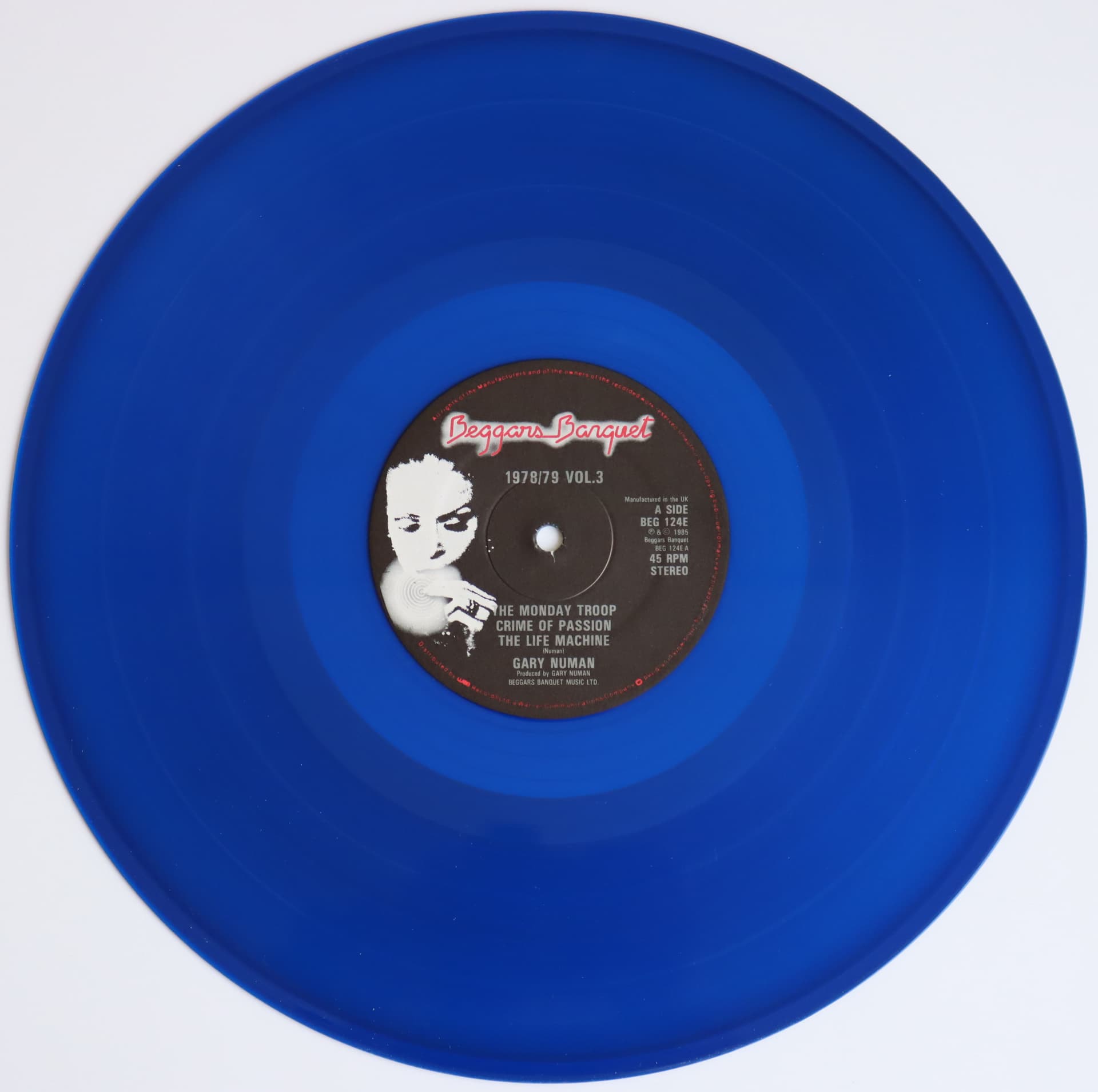 BEG 124E Blue Vinyl A Side