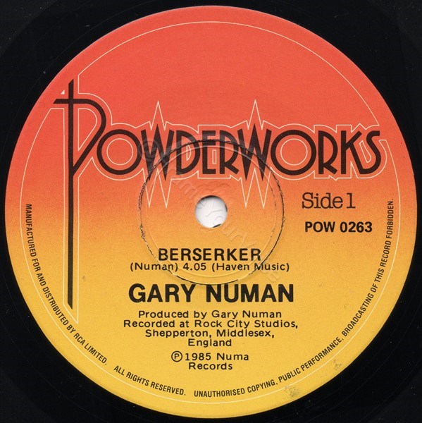 POW 0263 A Side Label.