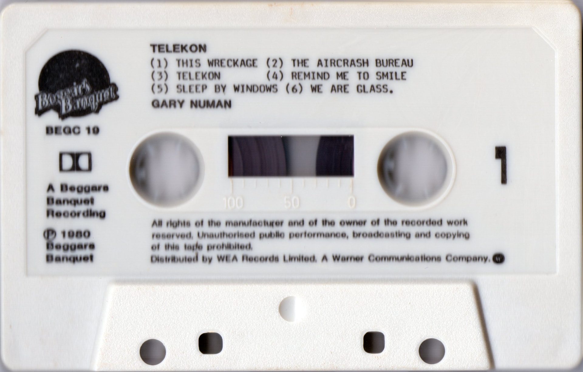 BEGC 19 A Side Label Varient.