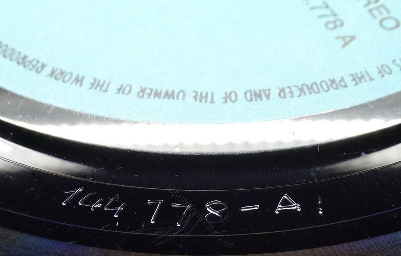 144.778 A Side Label.