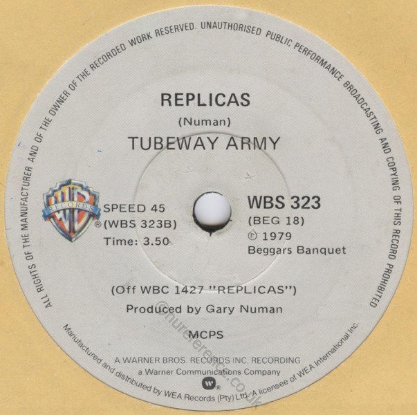 WBS 323 B side Label