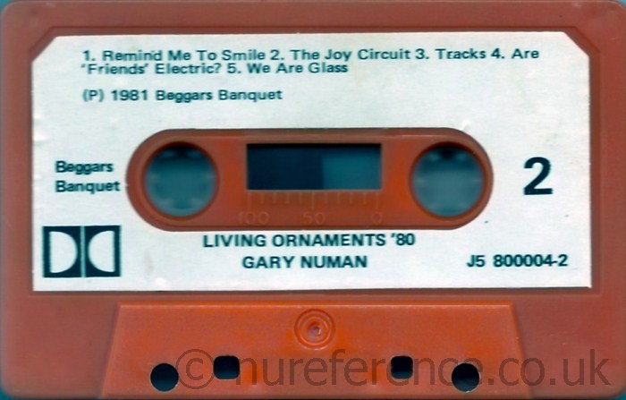 J5 800004 '80 B Side Label.