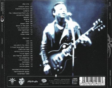 EDMCD160 Back Cover