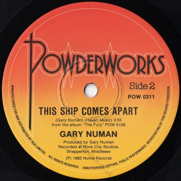 POW 0311 B Side Label.