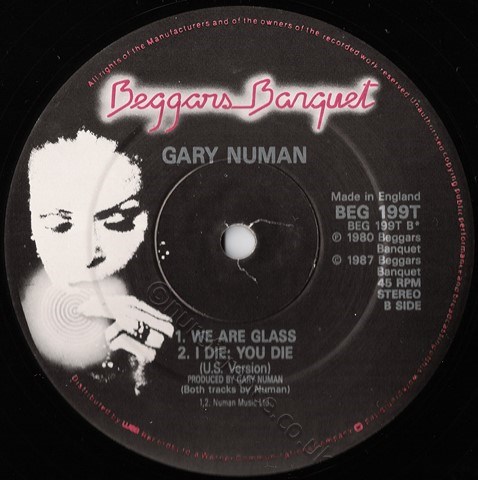 BEG 199T B Side Label