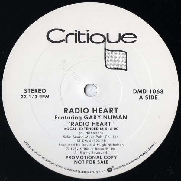 DMD 1068 AR Promo A Side Label.