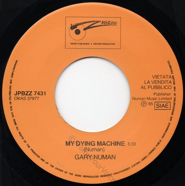 JPBZZ 7431 Jukebox B Side Label.