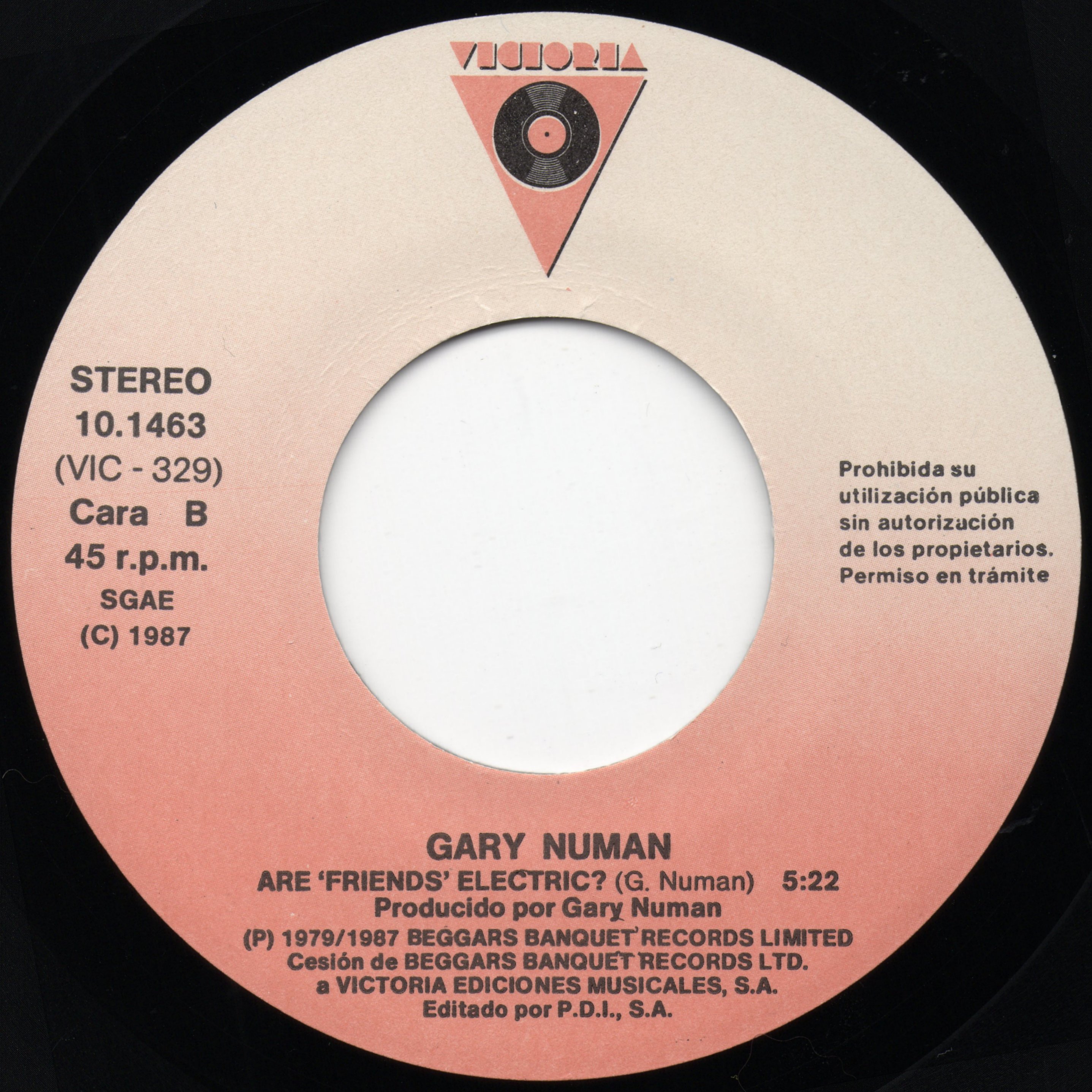 A-10.1463 B Side Label.