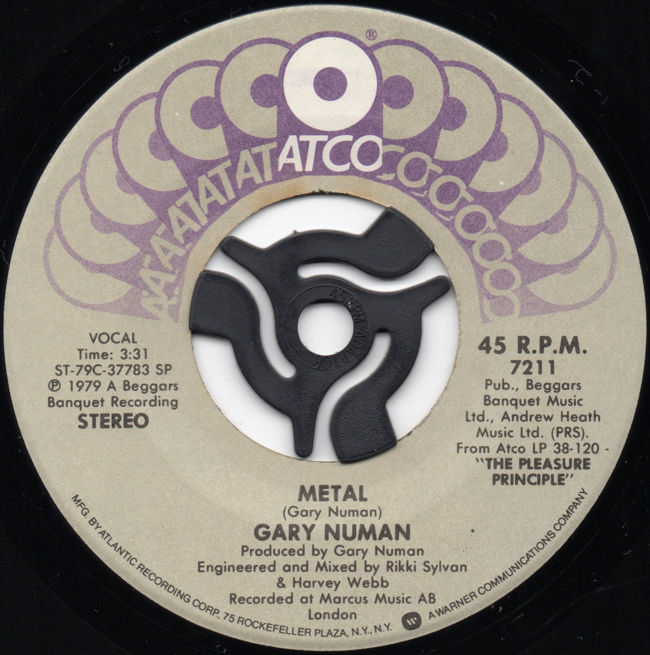 7211 SP B Side Label.