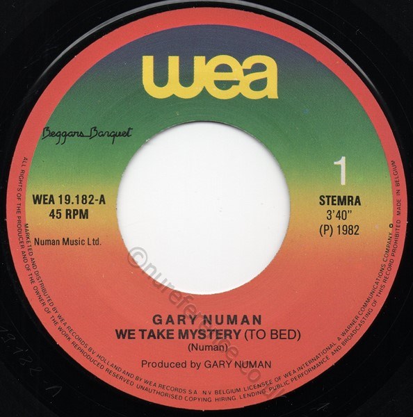 WEA 19.182 A Side Label.