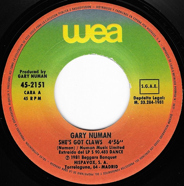 45-2151 A Side Label.