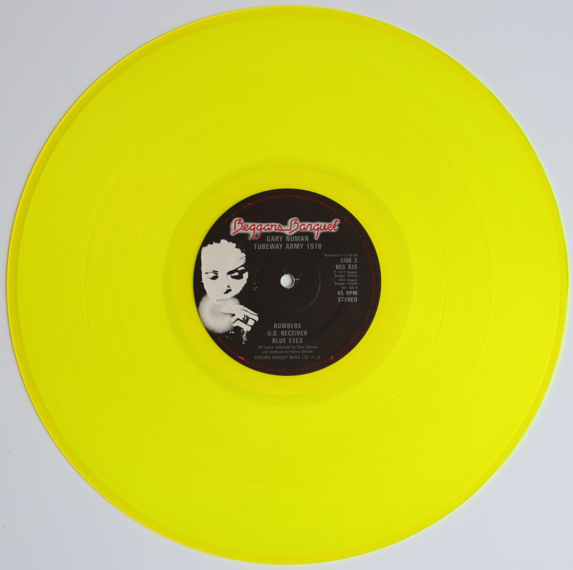 BEG 92E Yellow Vinyl B Side