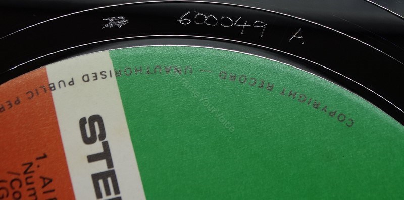 600046 'A' Side Label Varient