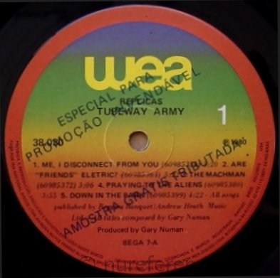 38.030 'A' Side Promo Label
