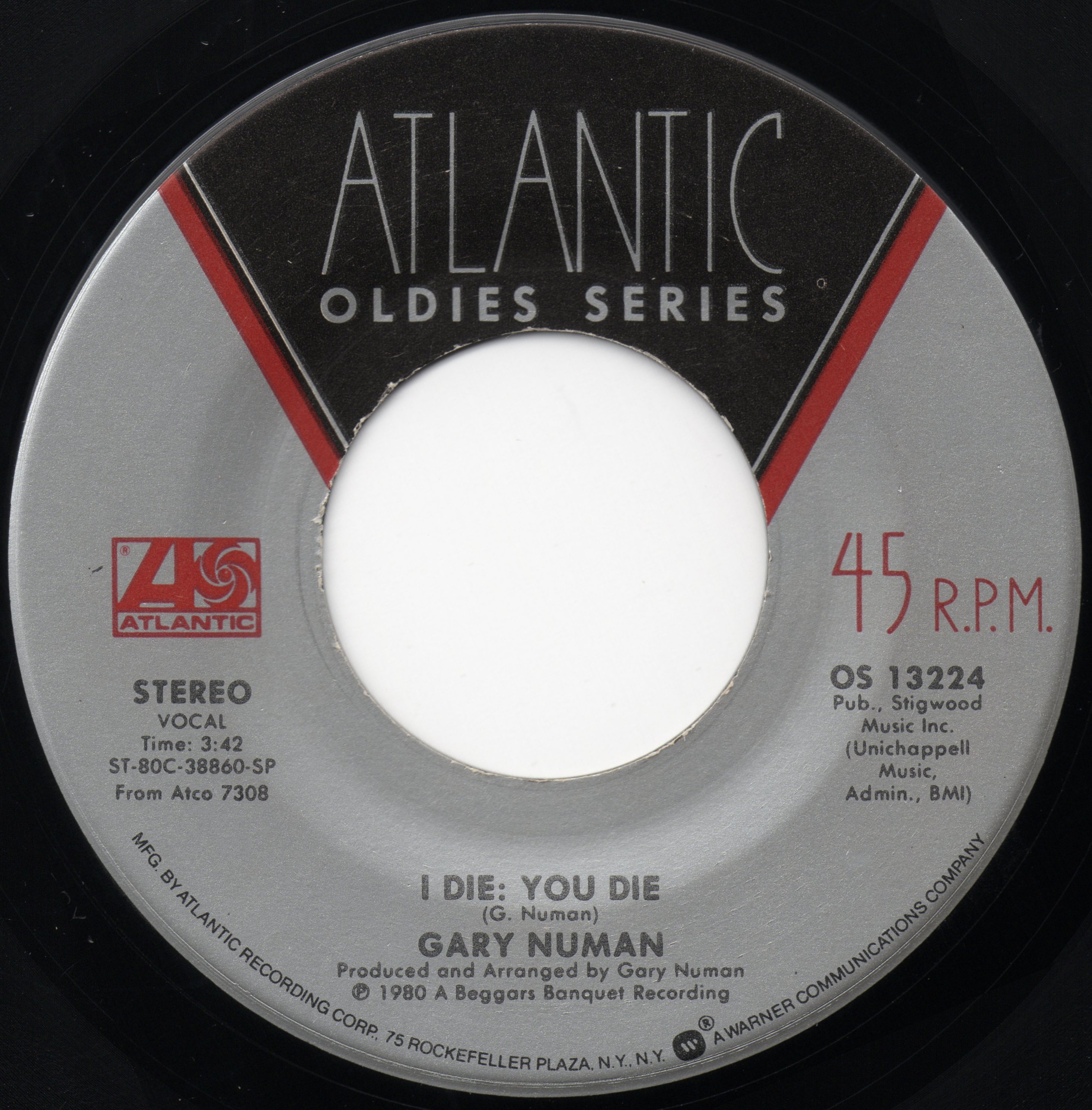 OS 13224 AA side Reissue Label.