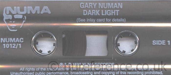 NUMAC 1012 'A' Side Label