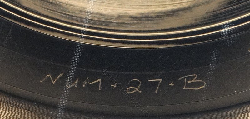 NUMP 27 B Side Matrix