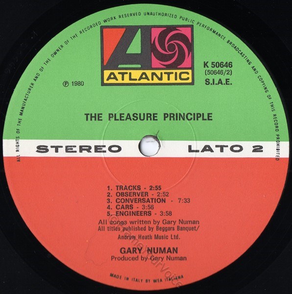 K 50646 'B' Side Label.
