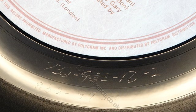 832 993-2 'B' Label.