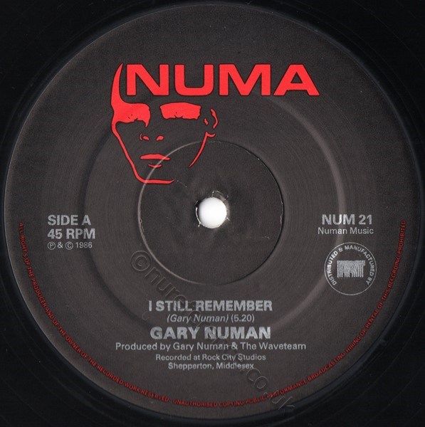 NUM 21 A Side Label