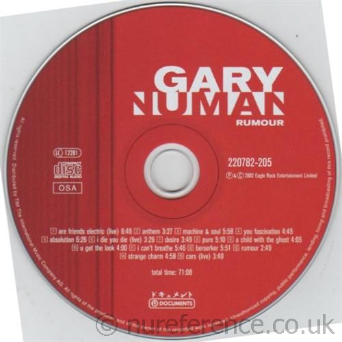 NR 6615705 Label. (John Hayes)