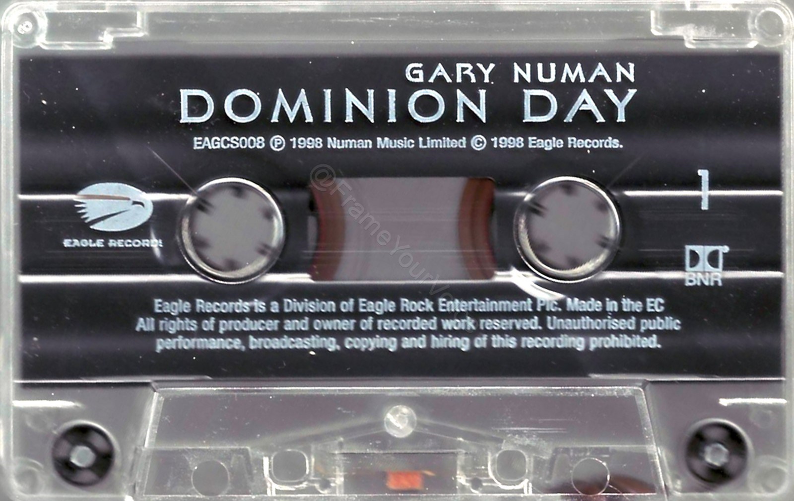 EAGCS008 Cassingle 'A' Side Label