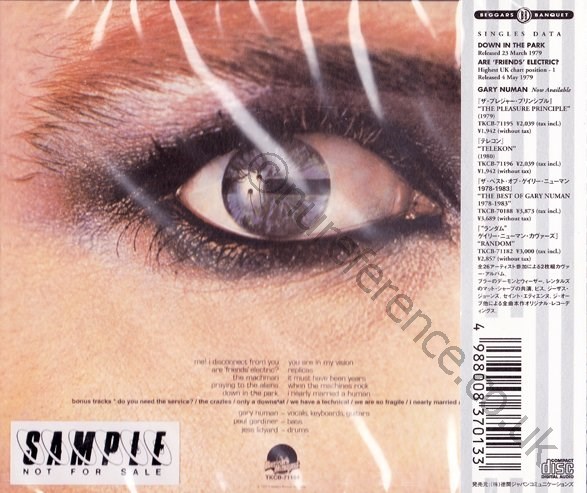 TKCB 71194 CD Sample Back